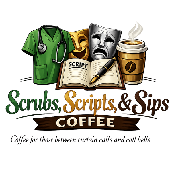 Scrubs, Scripts, & Sips Coffee